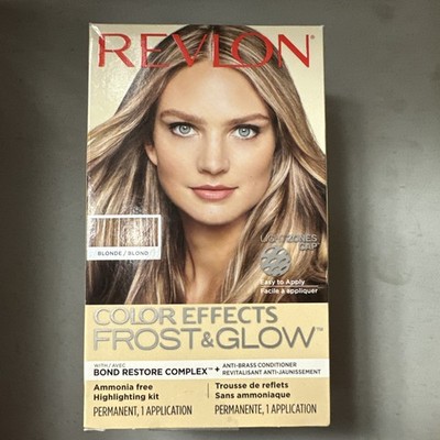 Revlon Color Effects Frost and Glow Ammonia Free Permanent Hair Color, 20 Blonde