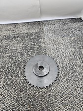 QTY 2 36 Tooth 1" Bore Roller Chain Sprocket 7.5" Diameter. Black