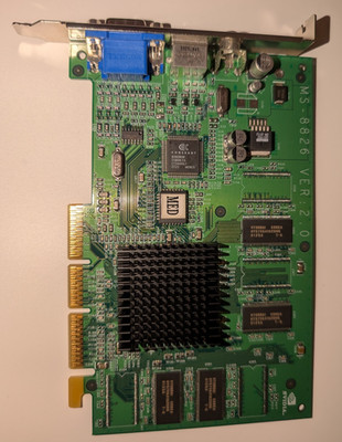 MSI NVIDIA Geforce 2 MX200 - 32MB - AGP - MS8826 VER: 2.0