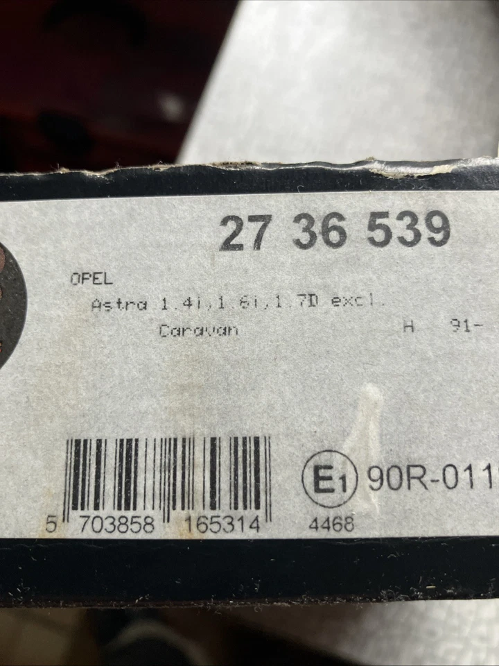 Oldtimer Bremsbeläge Opel Astra - Bild 3 von 4