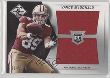 2013 Panini Limited Rookie Jumbo Jerseys RC Logo 14/199 Vance McDonald #39 1k5