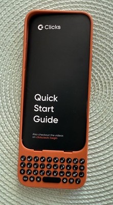 Clicks Keyboard for iPhone 16 Pro Max   Spice- Rust Orange