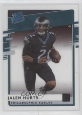 2020 Panini Chronicles Clearly Donruss Rated Rookie Jalen Hurts #RR-JAH 0p3r