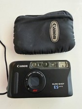 Canon Sure Shot ES Date 35mm Point Shoot Max Camera 38mm f/3.5 w/case TESTED