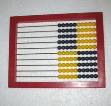 Learning Resources 10 Row Horizontal Abacus B5223330107 Educational Calculator