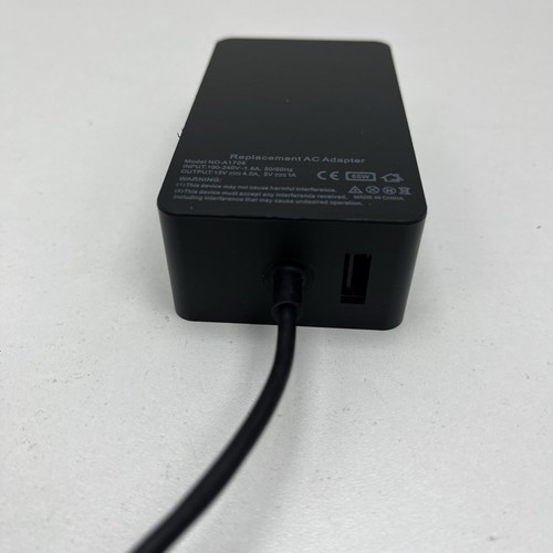 Cargador de repuesto A1706 para Microsoft Surface 1706 - 65W 15V CA - Imagen 3 de 5