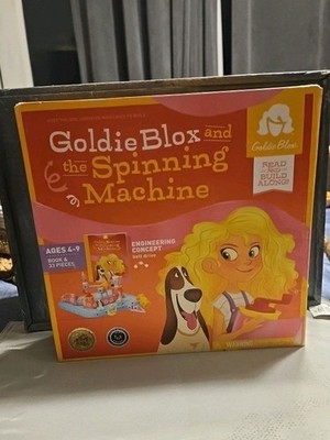 Goldie Blox and the Spinning Machine educational Engineering Set