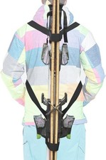 Ski Tote Skis and Poles Backpack Carrier Ski and Pole Carry Sling Strap Ski