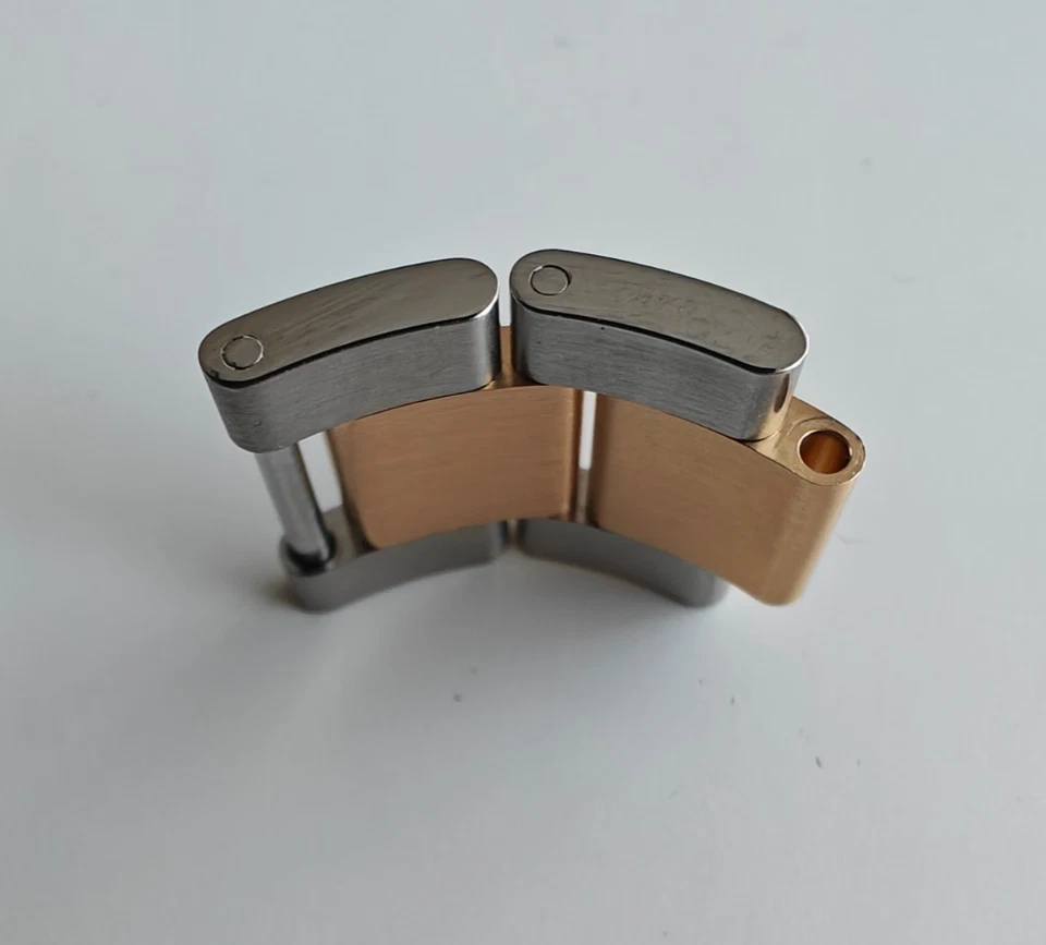 Pulseira Rolex Oyster link 17mm, aço, ouro maciço, para 326933, 126603, 126613LN - Imagem 3 de 4