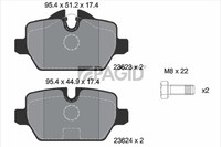 Pagid Bremsbelagsatz BremsklöTze FüR BMW 1Er E87 E81 3Er E90 E92