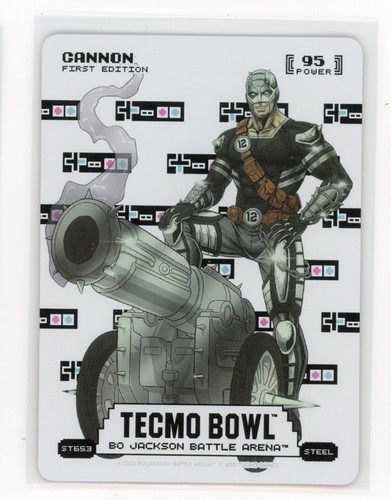 2026 Bo Jackson Battle Arena Tecmo Bowl Cannon Sore Thumbs Steel Foil