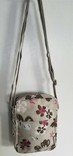 Monedero Chenson Bolso de viaje de lona Bolsa Flores tostadas Lindo