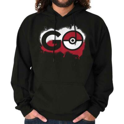 Cool Paint Drip Anime Video Game GO Ball Hoodie Hooded Sweatshirt Men Women