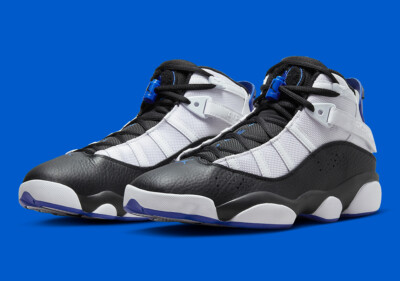 Nike Air Jordan 6 Rings White Game Royal Blue Black 322992 Nike Air Jordan 6 Rings White Game Royal Blue Black 322992