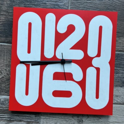 Vintage Emes Germany Numbers Clock