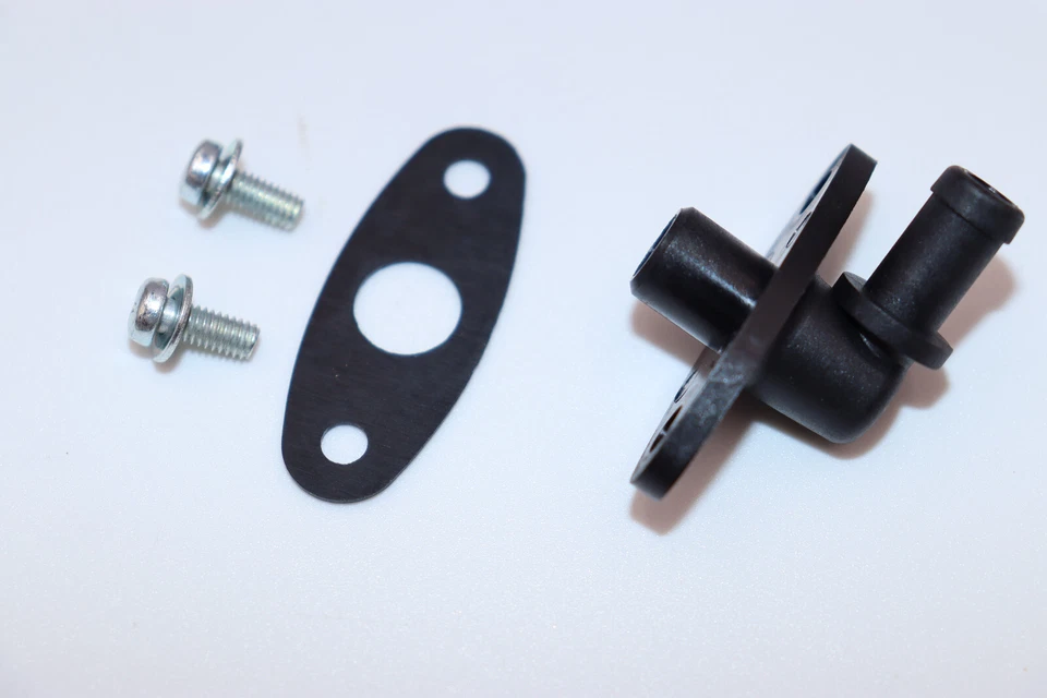 Honda CT90 1977, juego de montaje de respirador de filtro de aire con juntas y tornillos OEM Foto 2 de 4