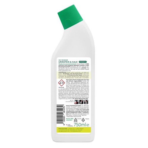 PLANET PURE WC Reiniger Urinstein & Kalk Eukalyptus hygienische Frische & Sauber - Bild 2 von 2