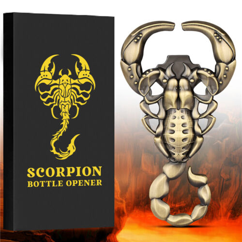 Wine Beer Opener with Scorpion Shape Metal Soda Can Corkscrew Party Gadget Gift - Picture 2 of 18