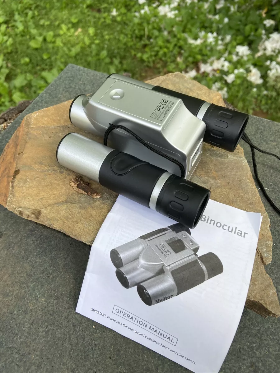 Vivitar Digital 10X25 Camera Binocular With Operation Manual