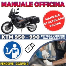 Manuale officina KTM 950 - 990 tutte le versioni 2003/2013 ITALIANO su Pendrive