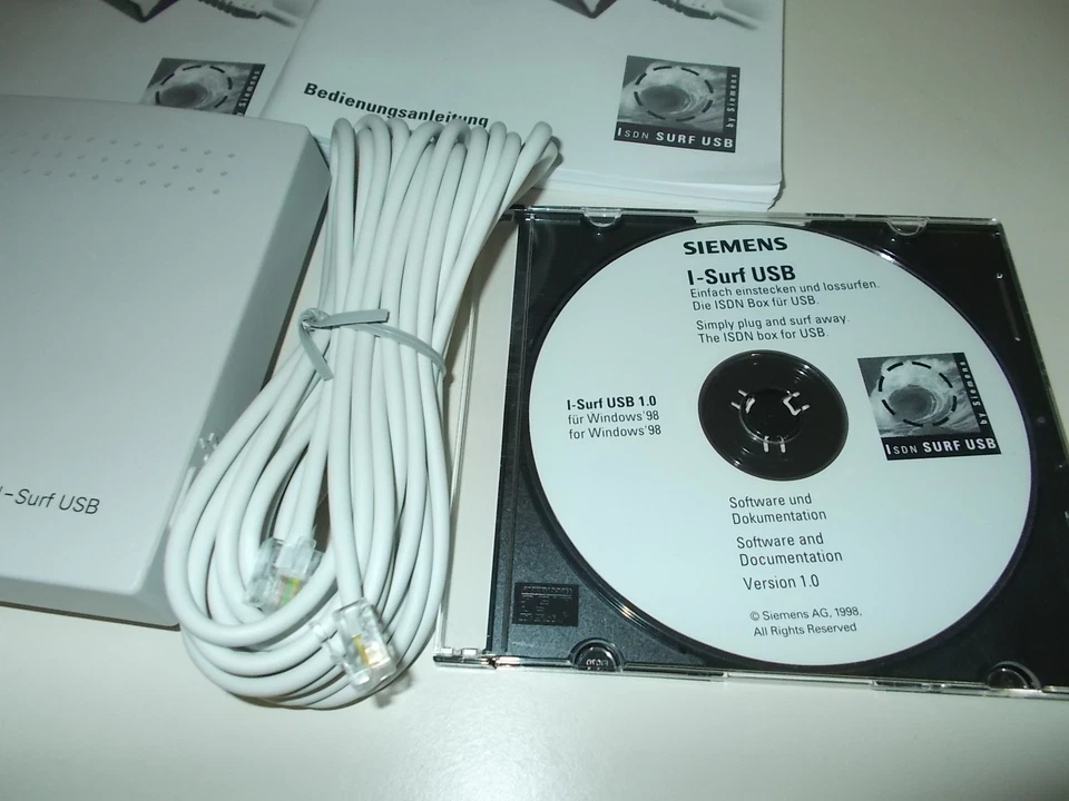 Siemens I-surf USB, Isdn Modem , #K-20-9 - Image 3 of 4