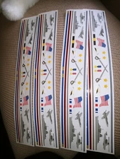 Mrs. Grossman's Design Lines Service Military marines Lot of 4 Borders