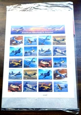 2005 37c American Advances in Aviation, Sheet of 20 Scott 3916-25 Mint VF/XF NH
