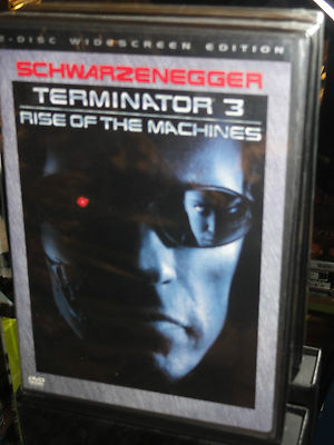 Terminator 3: Rise of the Machines (DVD) 2-Disc Set! Arnold Schwarzenegger, NEW!