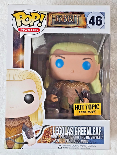 Funko Pop LOTR The Hobbit Legolas Greenleaf 46 Hot Topic Exclusive - Blue Eyes - Picture 1 of 8