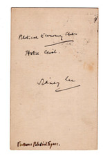 Robert Russell, Marquess of Havistock Signed Postcard 1958 /Autographed
