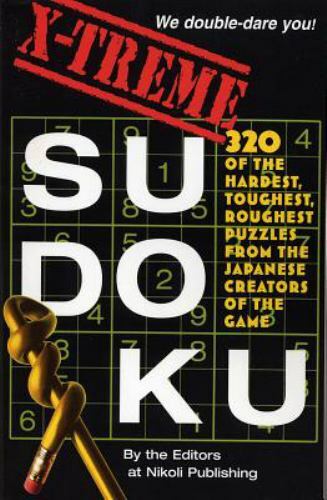 X-Treme Sudoku Editors of Nikoli Publishing Acceptable Book 0 paperback - Bild 1 von 1
