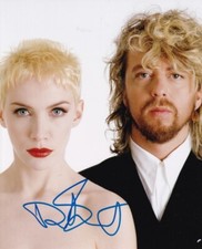 DAVE STEWART signed Autogramm 20x25cm EURYTHMICS in Person autograph