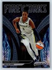 Satou Sabally 2022 Panini Prizm WNBA Fireworks Dallas Wings #8