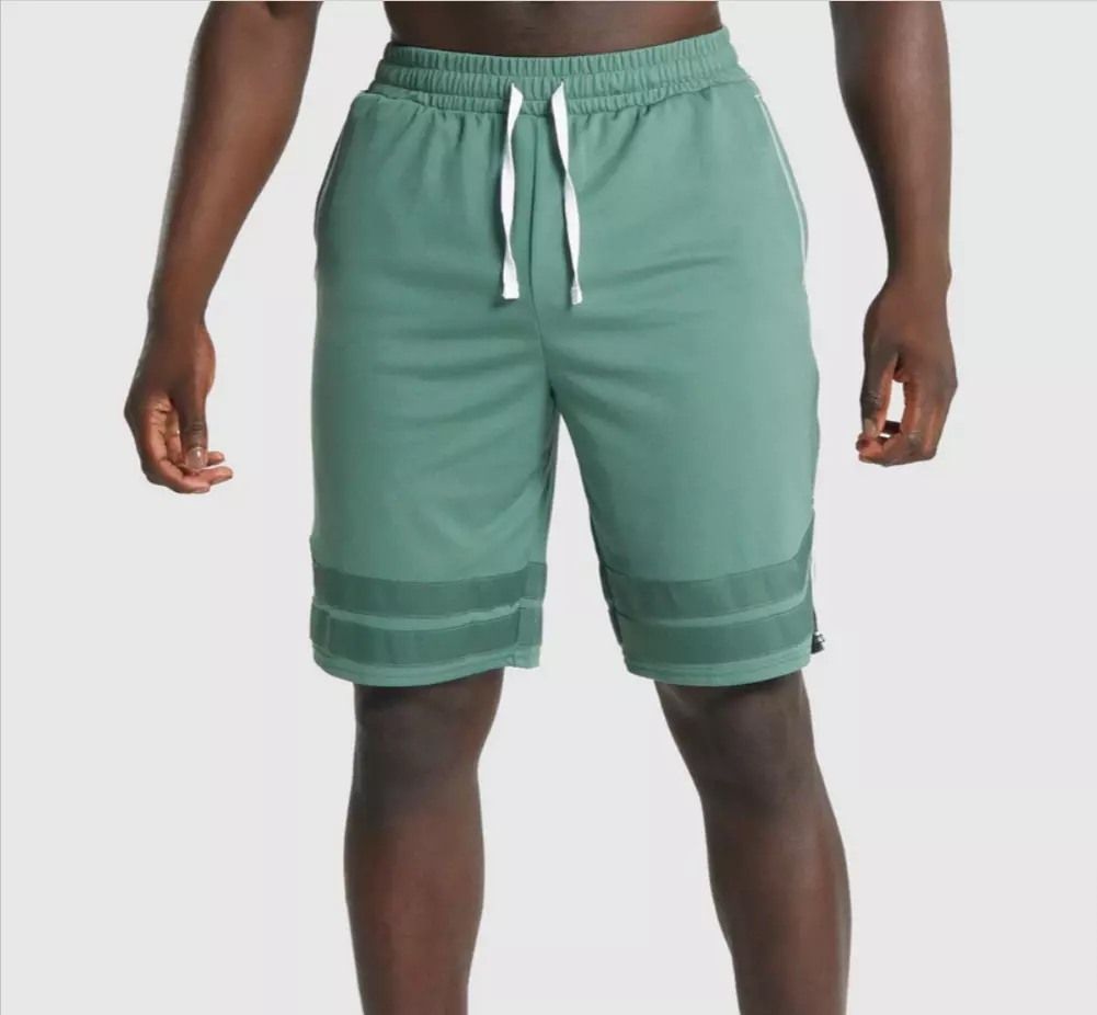 Gymshark Recess Basketball Shorts Men Green XXL 2X