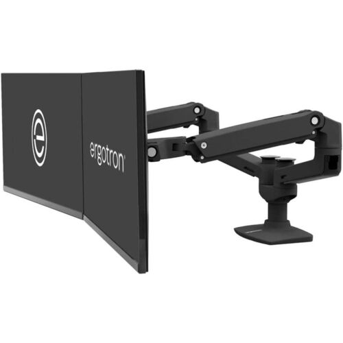Dual Table Stand LCD Screen Monitor Noose A On Folding Desktop - Picture 1 of 6