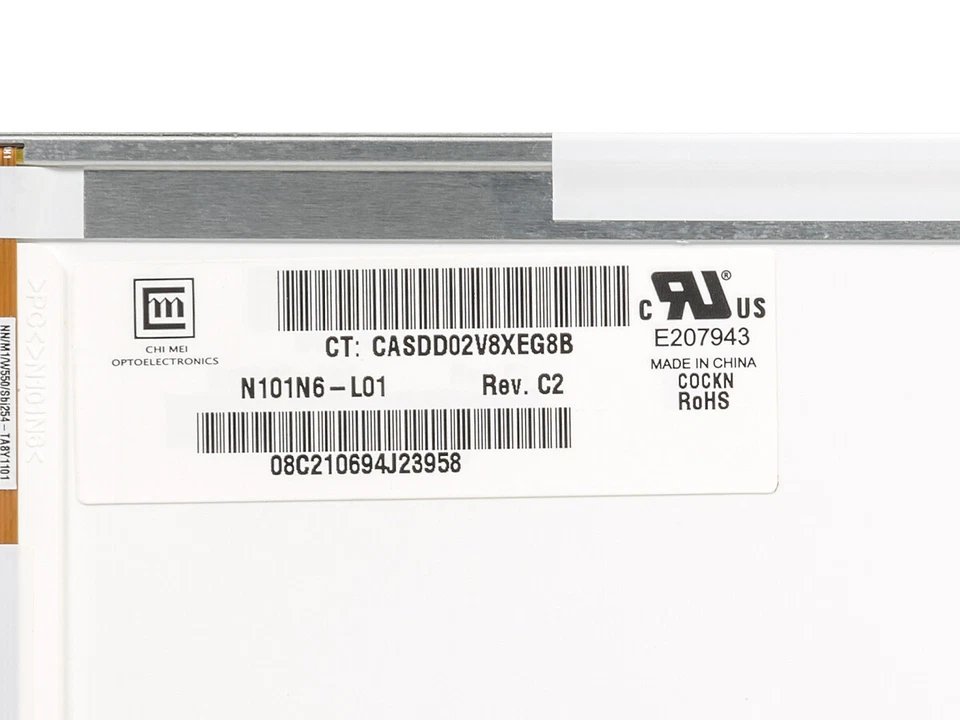 Genuine Chi Mei 10.1" WSVGA Matt LED LCD Screen 1024 x 576 N101N6-L01 C2 (A) - Image 3 of 3