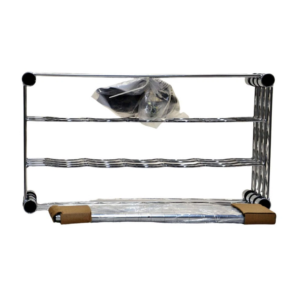 Seville Classics SHE05120 20-Bottle Chrome Wine Rack Foto 2 de 4