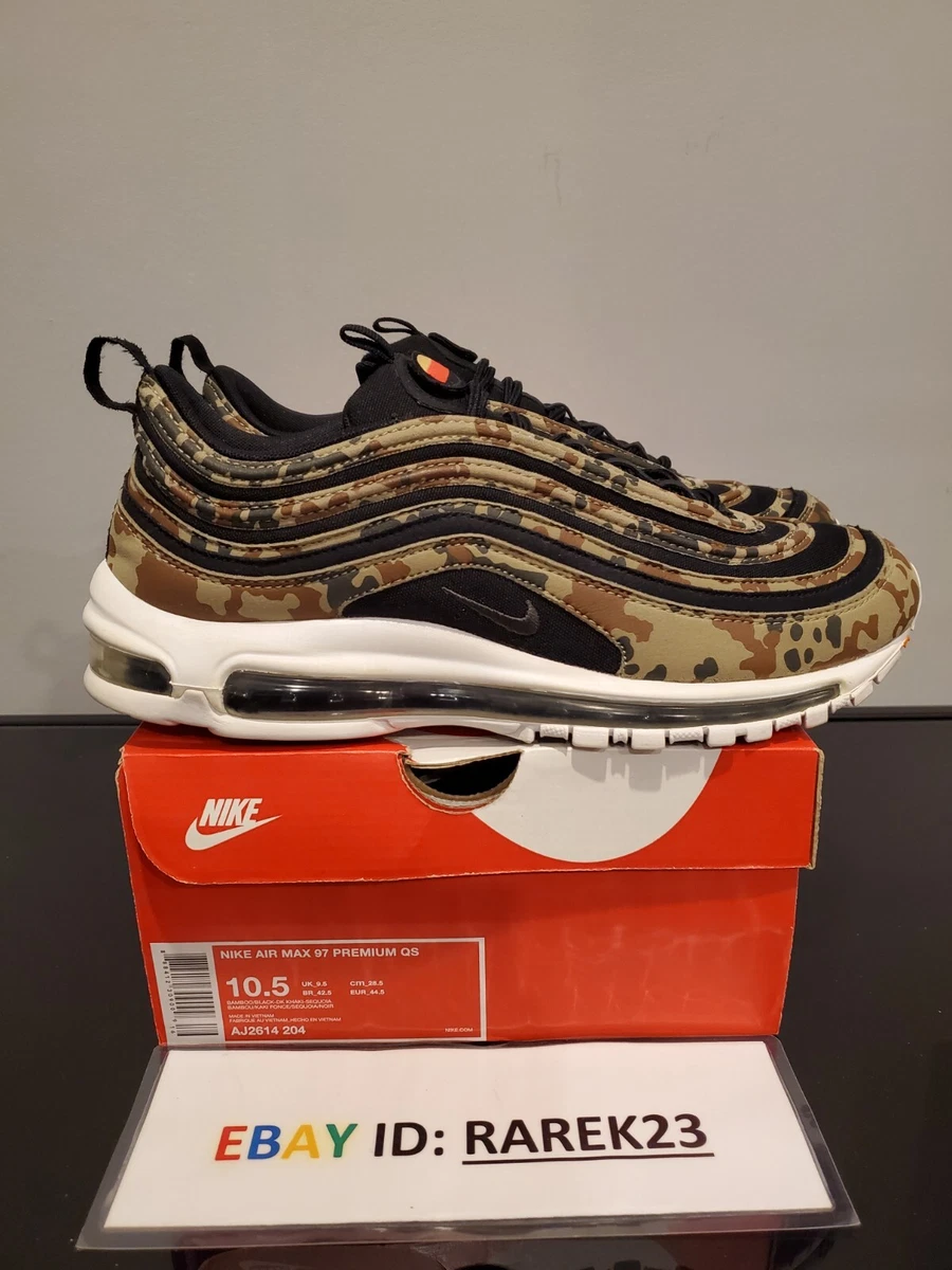 Air Max 97 Premium QS Country Camo Germany AJ2614-204 Bamboo/Black Men 10.5 | eBay