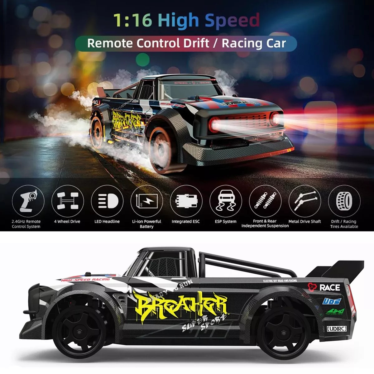 Drift rc hot sale truck