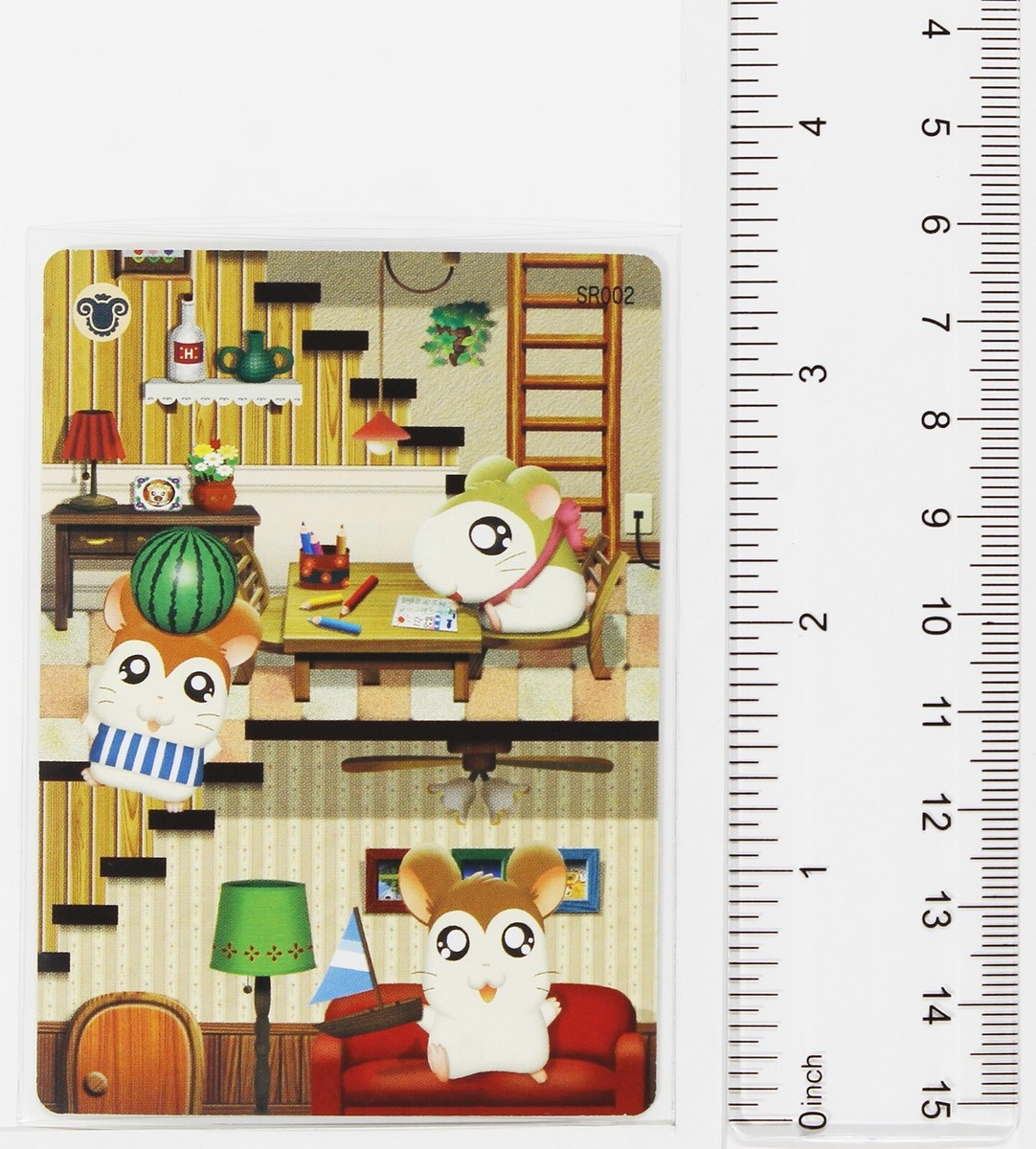 Hamtaro TCG Tarot Card Holo No.SR002 AMADA Carddass Hamster