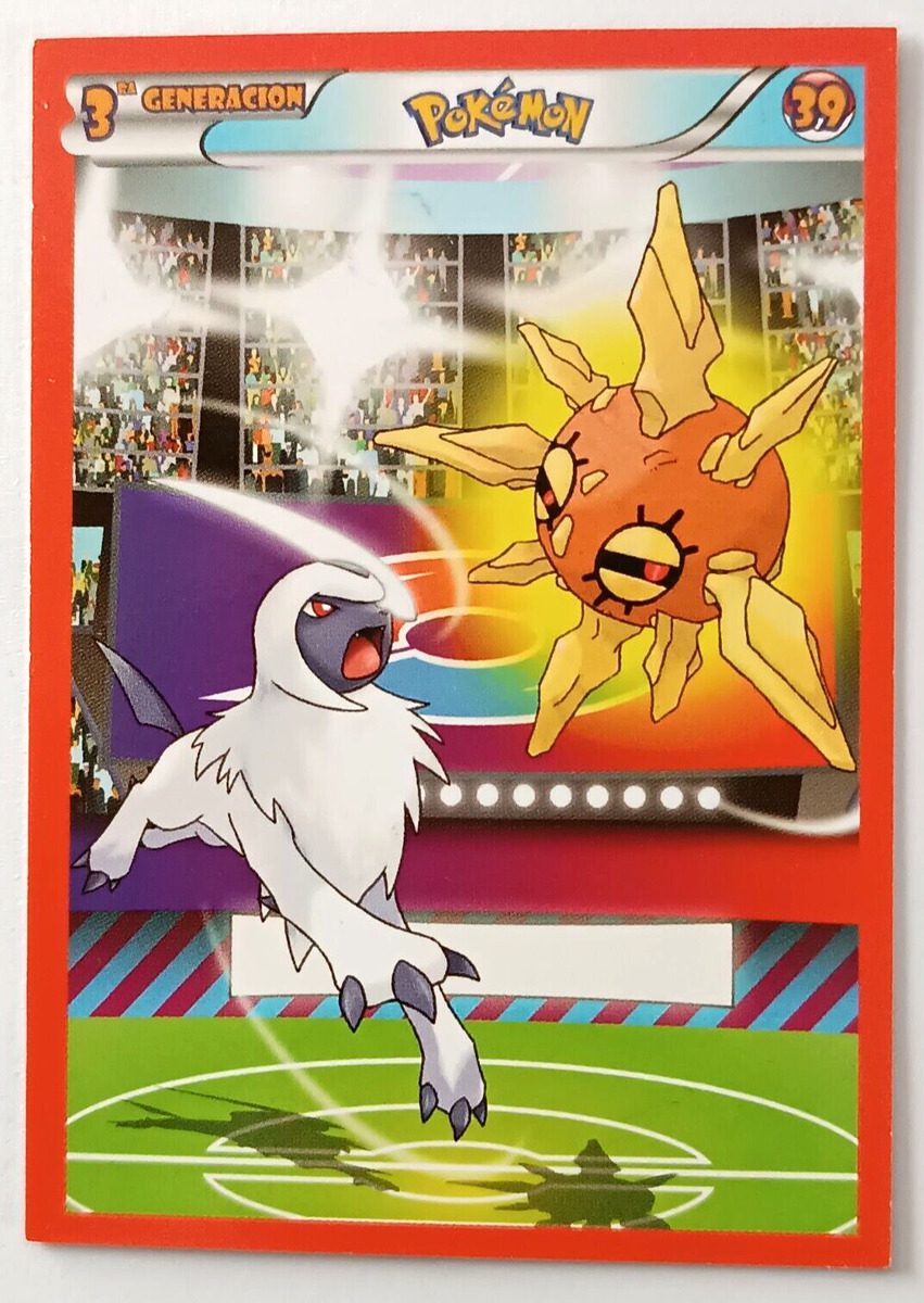 CARD POKEMON POKEDEX EF VOL. I #39 ABSOL & SOLROCK 2022 Hoenn PERU Edition  TCG