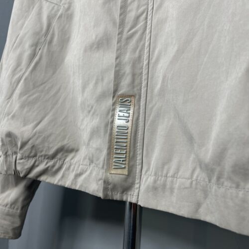 Valentino Jeans Mens Beige Cotton/Polyester/Nylon Unlined Jacket Size 48 - Picture 8 of 20