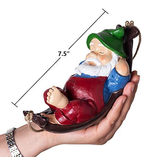 Funny Garden Gnomes 5'' Tall Naughty Gnome Garden Gnome Statue Sitting On Toilet Reading Phone Waterproof Resin Half Naked Gnomes Decor For Patio, Yard, Lawn 1