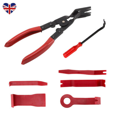 Car Door Trim Remover Tool - Interior Panel Upholstery Clip Removal Pry Lever 3 thumbnail image