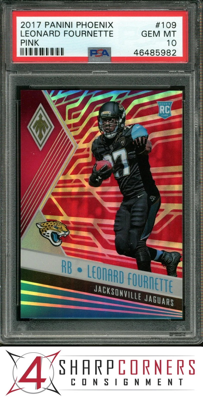 Leonard Fournette Panini Phoenix #109 Pink