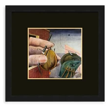 Max Ernst - OEdipus-Rex - 1922 Framed Signed - Work or Home Modern Wall Art