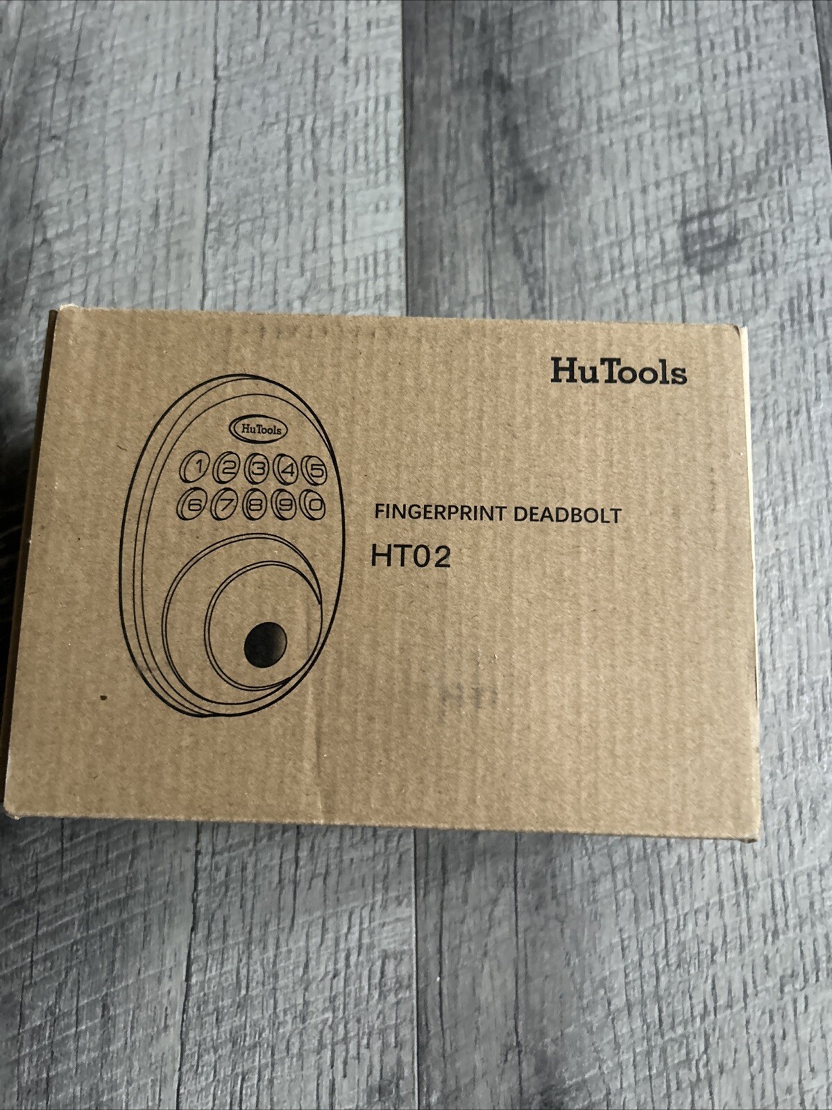 HuTools HT02 Smart Fingerprint & Keypad Deadbolt Keyless Entry Door Lock  -image