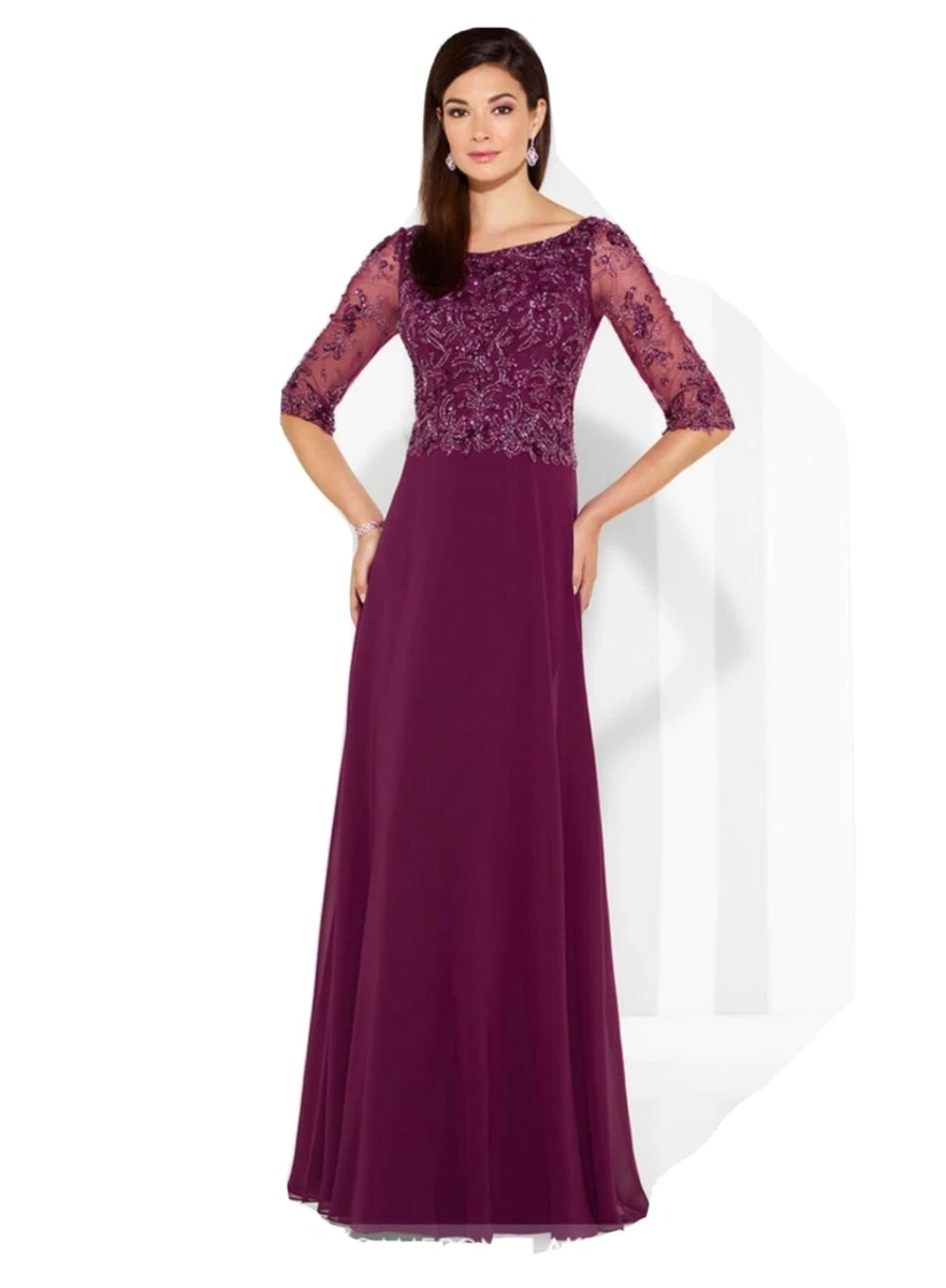 plum mother of the bride dresses