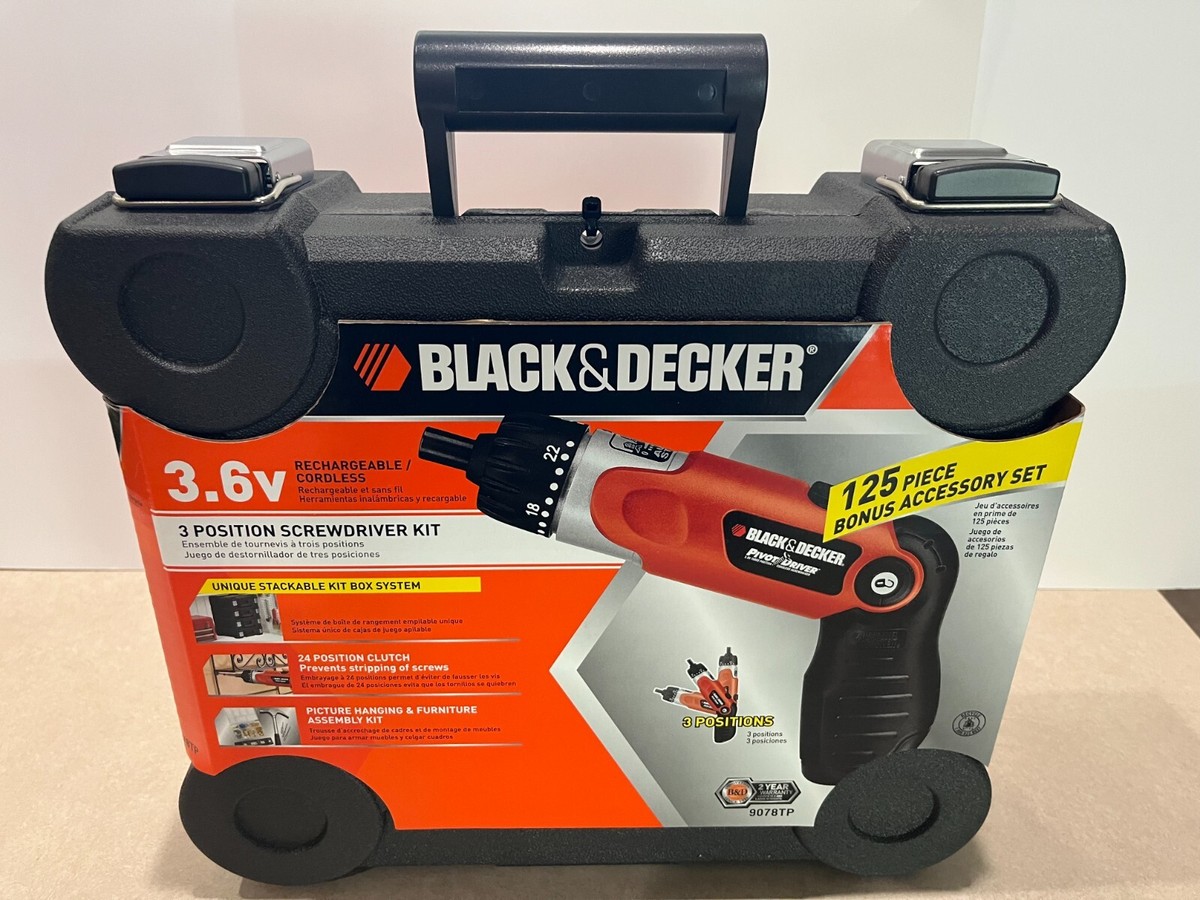Battery Black And Decker Pivot Driver 9078 Black And Decker Pivot