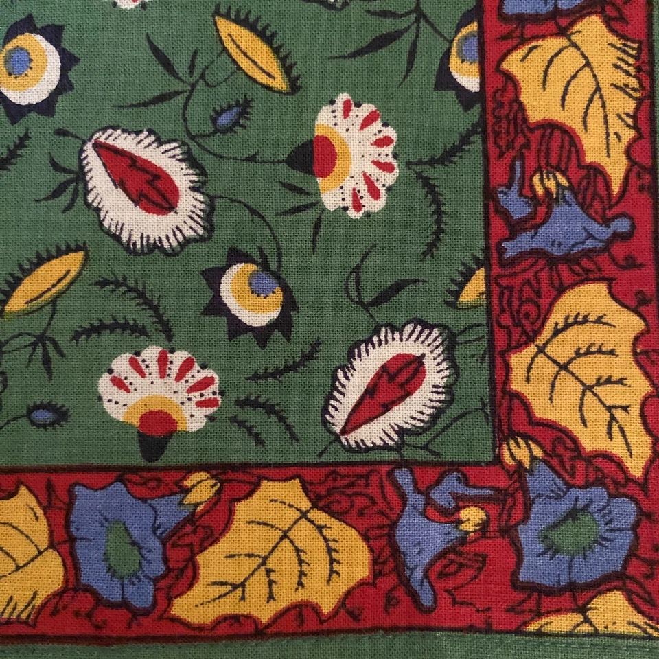 Williams and Sonoma 7 manteles individuales Provenza Francesa Verde Paisley Floral 20x14 Foto 4 de 4